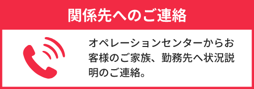 関係先へのご連絡