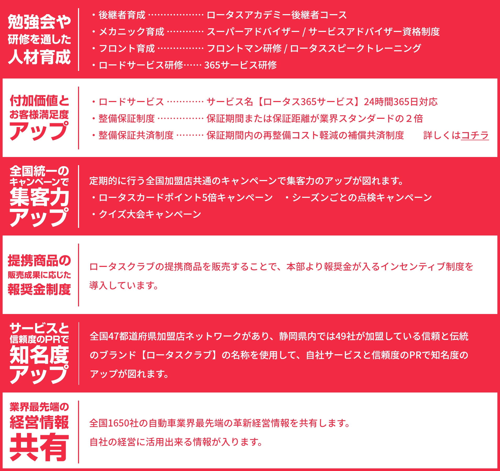サポート内容